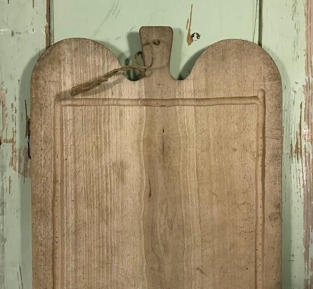 Vintage Franse vleesplank slagersplank XL formaat, Ophalen of Verzenden