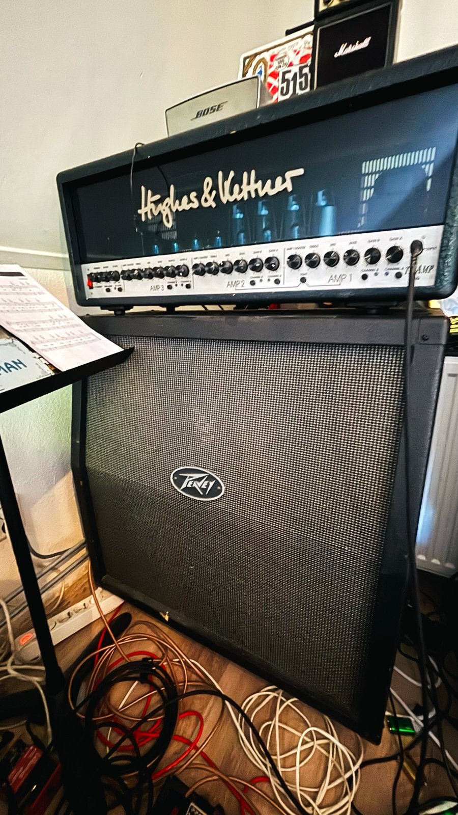 Hughes & Kettner Triamp MK1 Gitaarversterker Top, Ophalen, Gebruikt, Gitaar, 100 watt of meer