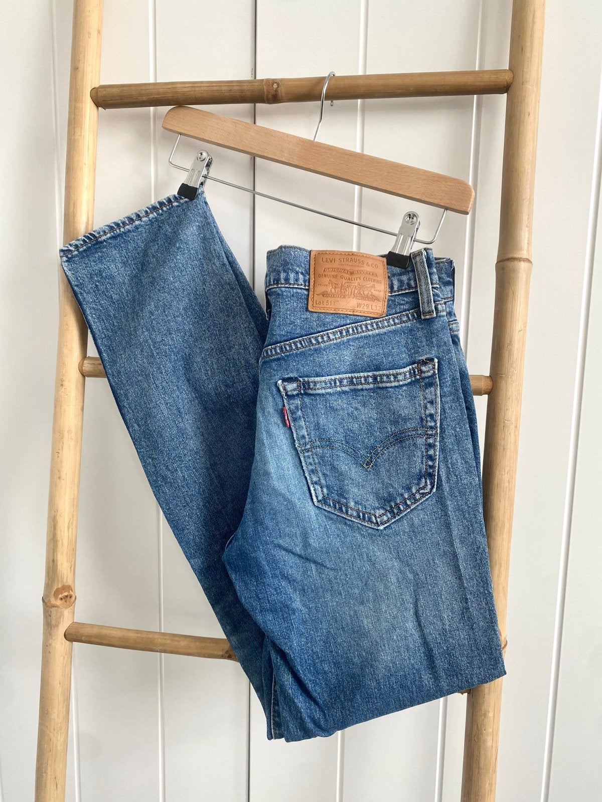 Levi's 511 Slim Fit Jeans W29 L32, Kleding | Heren, Spijkerbroeken en Jeans, Ophalen of Verzenden, Zo goed als nieuw, Blauw, W32 (confectie 46) of kleiner
