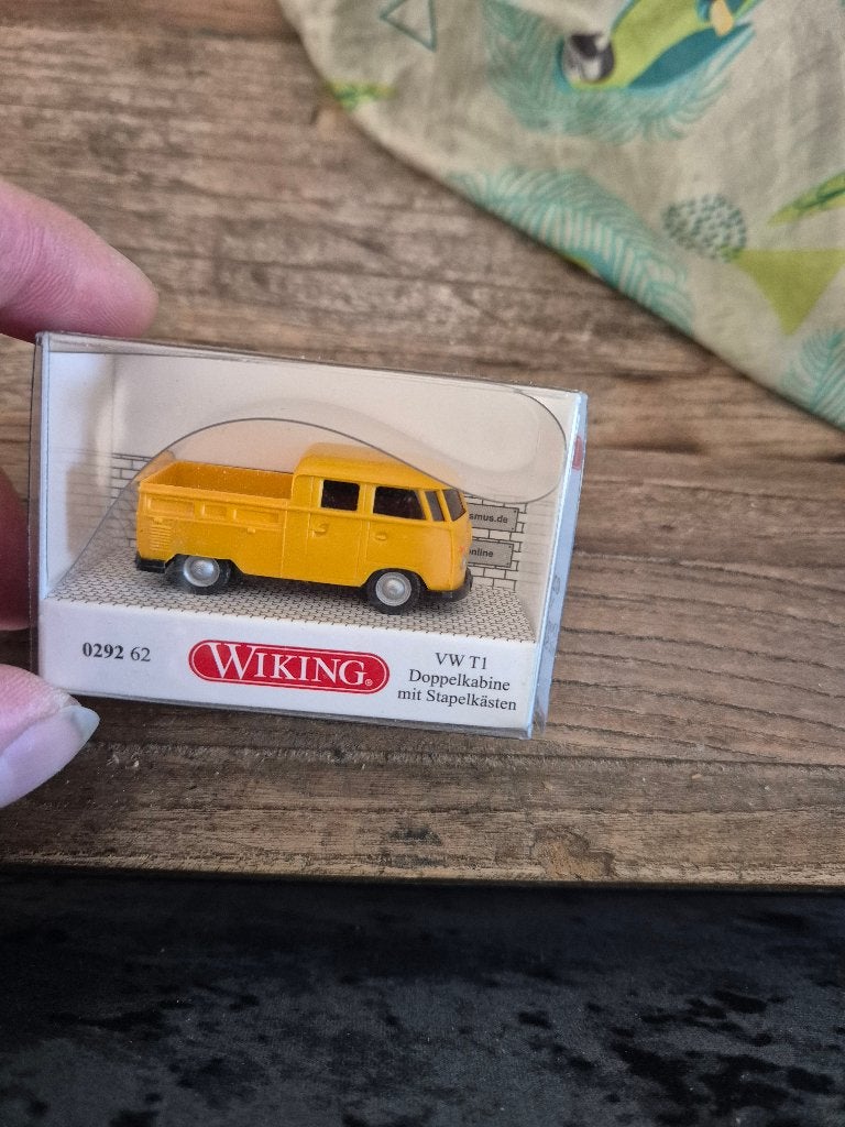 WIKING 0292 62 VW volkswagen T1 Doka geel, Ophalen of Verzenden, Nieuw, Auto, Wiking
