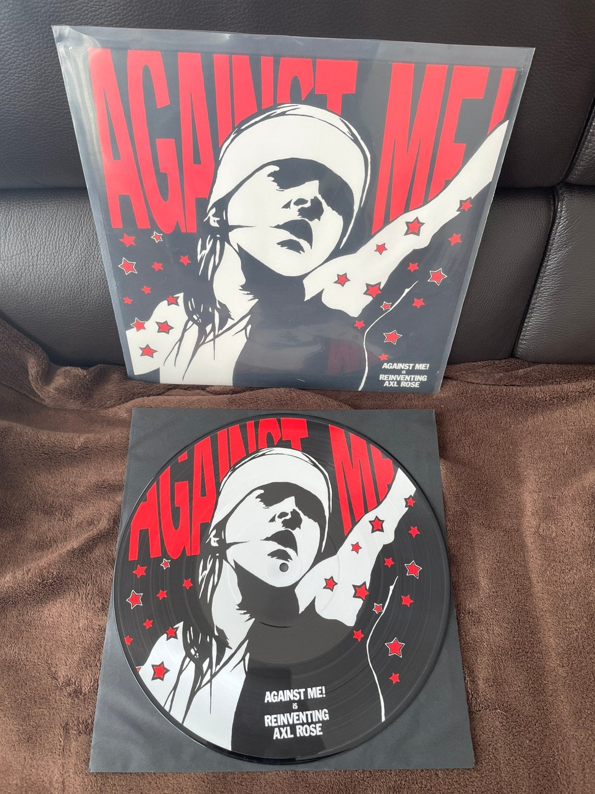 Against me! - reinventing Axl Rose picture disk, Picture disc, Ophalen of Verzenden, Zo goed als nieuw