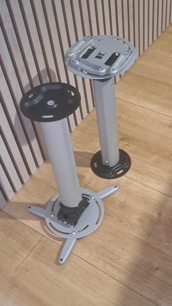 2x Vogel's beugels voor diaprojector - plafondmontage, Ophalen of Verzenden, Gebruikt, Beamerbeugel