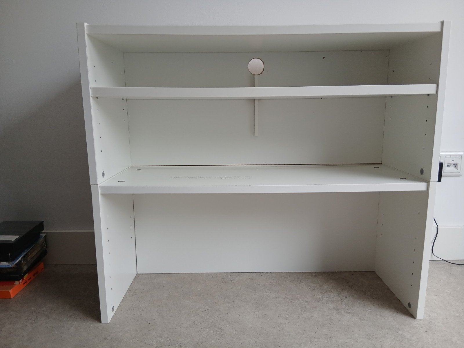 2x IKEA Billy opzetstuk wit 80x35x27cm, gebruikt maar netjes, Huis en Inrichting, Kasten | Boekenkasten, Ophalen, Gebruikt, 50 tot 100 cm