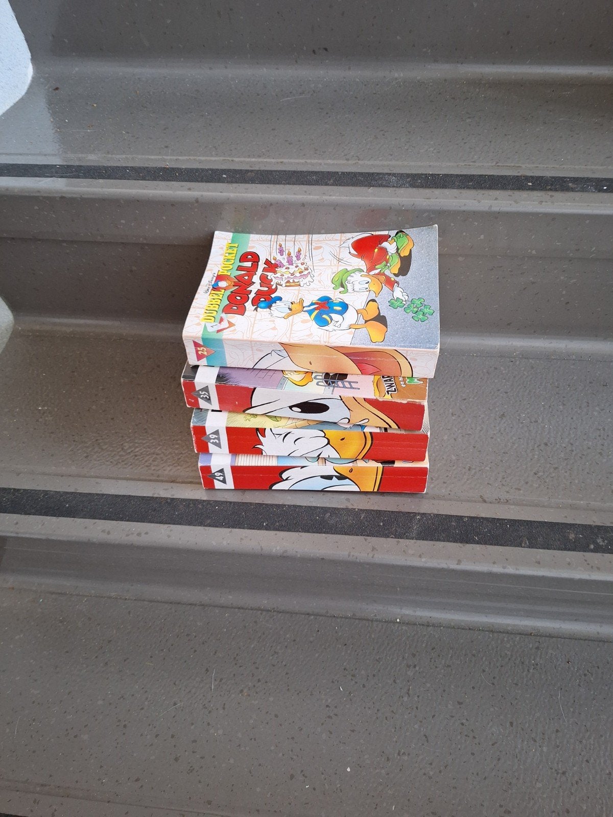 4x Donald Duck Dubbelpocket - Gelezen staat, Boeken, Meerdere stripboeken, Ophalen of Verzenden, Gelezen