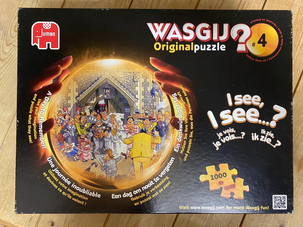 Wasgij puzzel nummer 4, nieuw gekocht 1 x gelegd., Ophalen of Verzenden, 500 t/m 1500 stukjes, Zo goed als nieuw