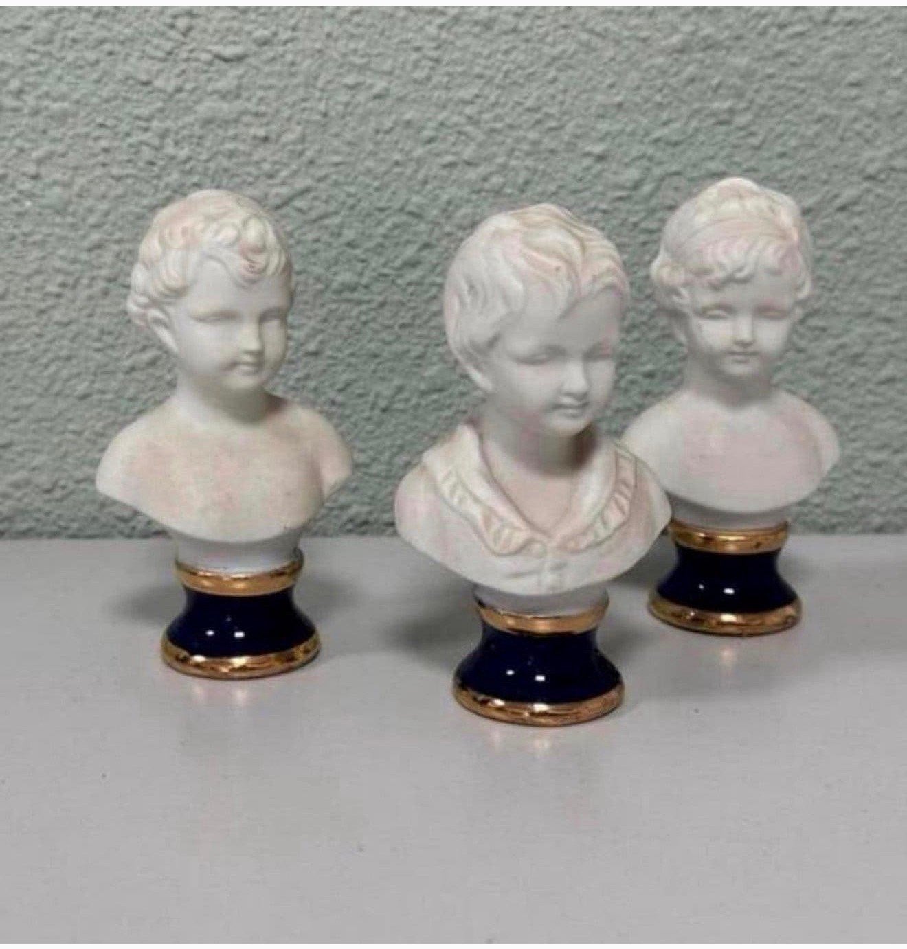 3X Capodimonte porseleinen buste beelden beeldjes porselein, Verzamelen, Ophalen of Verzenden, Zo goed als nieuw