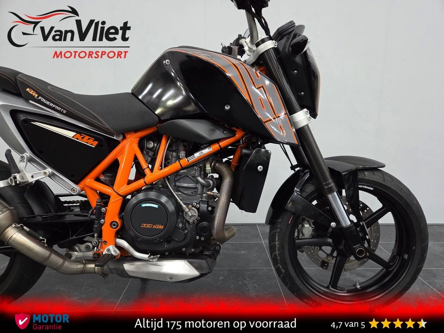 Zeer Mooie Ktm Duke 690 Akrapovic 35kw Vol Vermogen, KTM, Bedrijf, Onbekend, 654 cc
