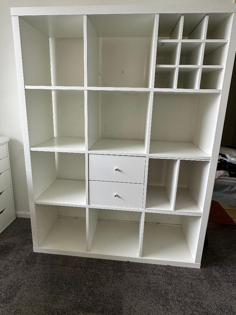 Ikea Kallax Open kast/ Display box 4x3 112x147 cm, Ophalen, 100 tot 150 cm, 100 tot 150 cm, Zo goed als nieuw