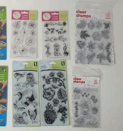 8 stuks stempels setjes / clearstamps, Ophalen of Verzenden, Nieuw, Clearstamp