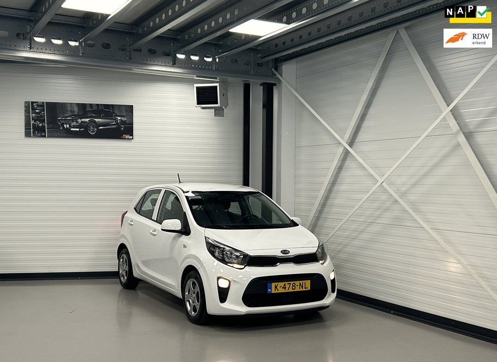 Kia Picanto 1.0 DPi ComfortLine 5 Zits CruiseControl/Parkeer, Auto's, Voorwielaandrijving, Gebruikt, 4 stoelen, Wit