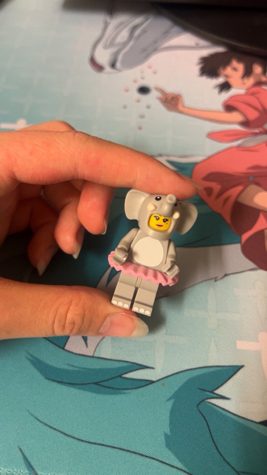Lego olifant costuum meisje minifigure, Ophalen of Verzenden, Zo goed als nieuw
