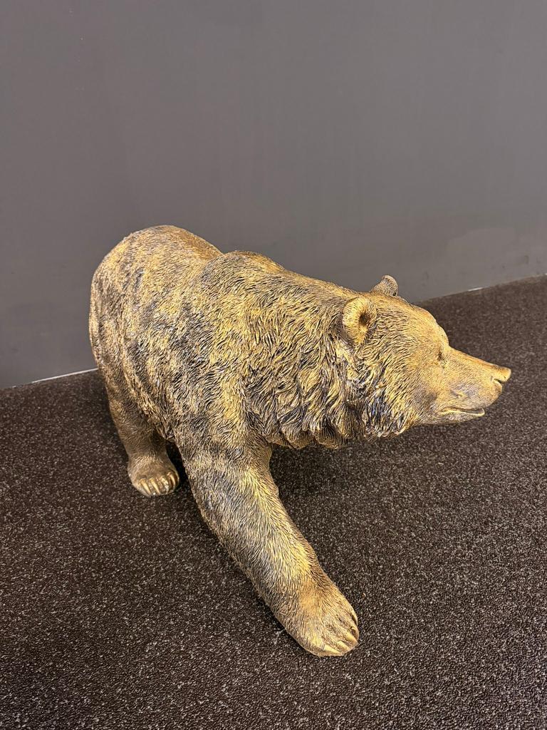 Mooi gouden Beren Beeld AANBIEDING| NIEUW| BINNEN & BUITEN, Verzamelen, Beelden en Beeldjes, Ophalen of Verzenden, Nieuw, Dier