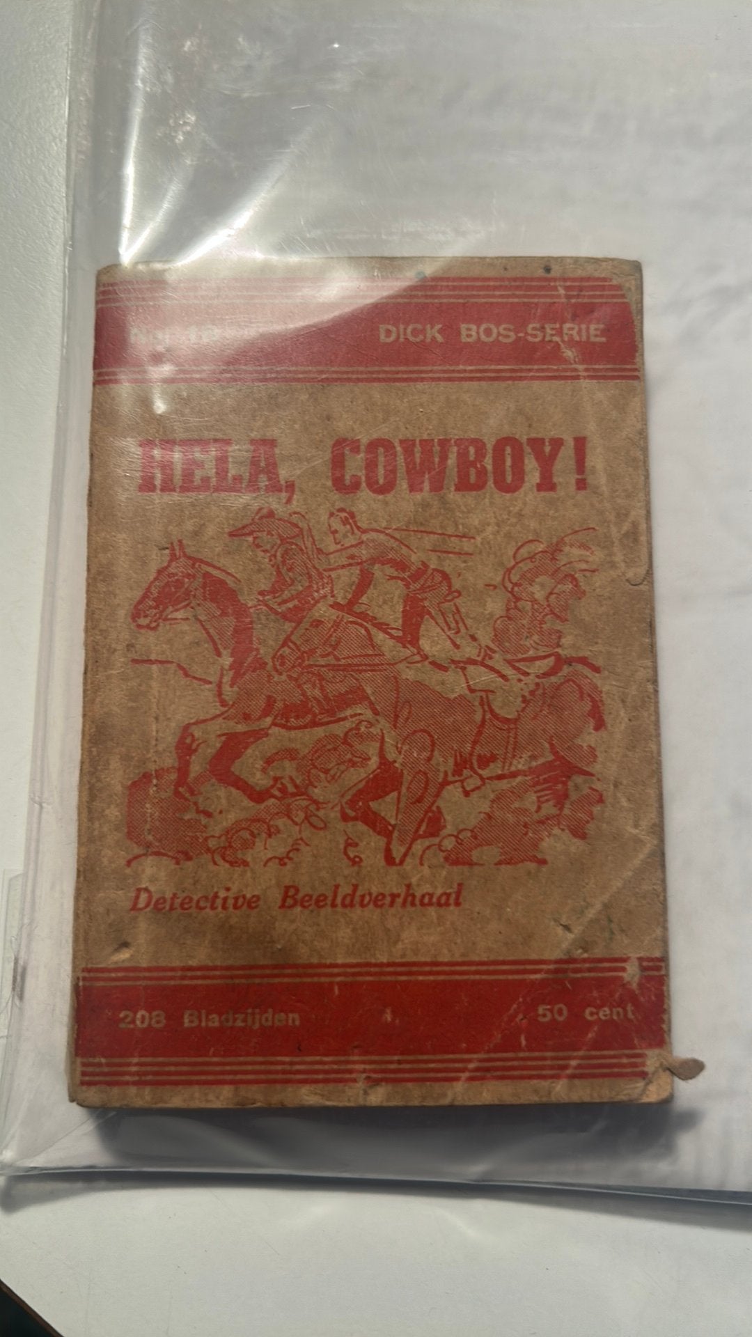 Dick Bos. Hela cowboy 1964, Eén stripboek, Ophalen of Verzenden, Gelezen