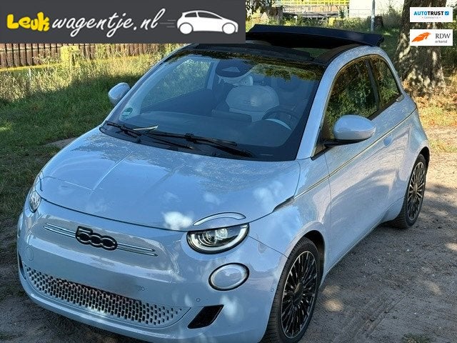 Fiat 500 C e Icon 42 kWh Cabrio *parelmoer *vol extra opties, Auto's, Fiat, Stof, Gebruikt, Cabriolet, Te koop