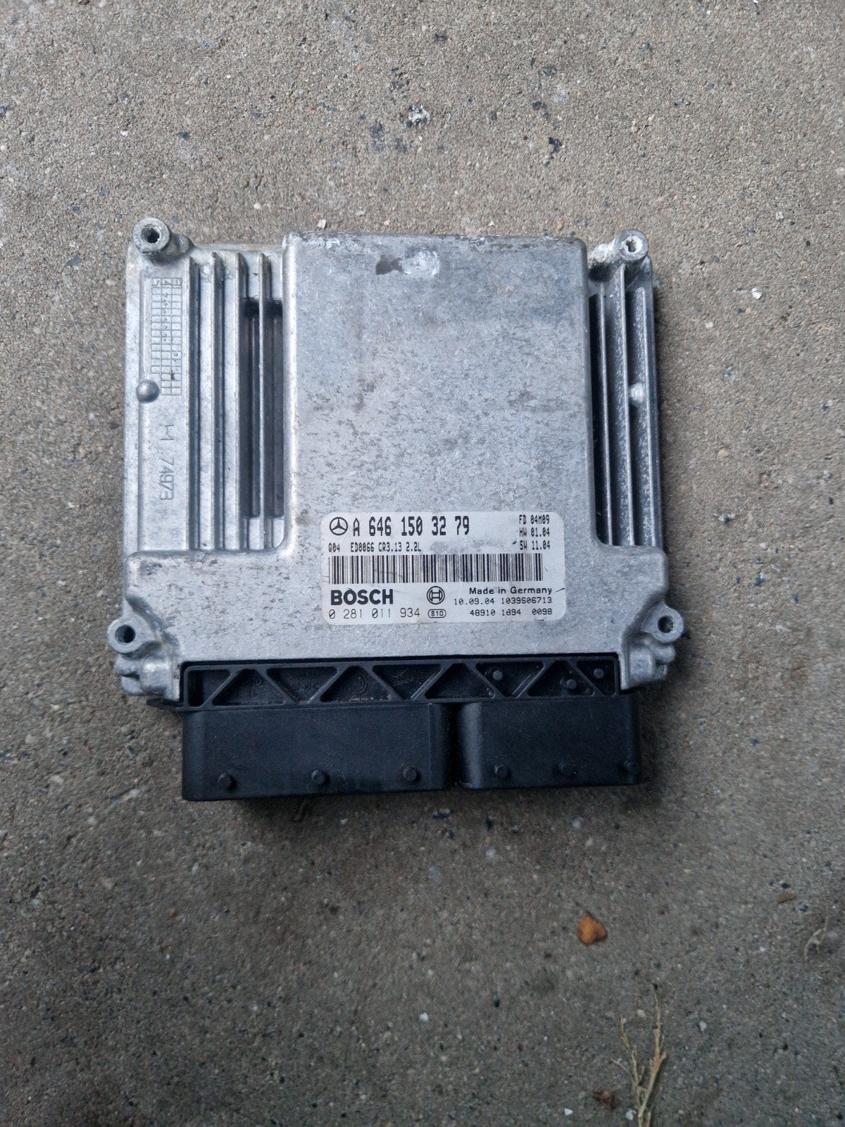 Mercedes-Benz ECU A 646 150 32 79 Bosch 0 281 011 934, Ophalen of Verzenden, Gebruikt, Mercedes-Benz