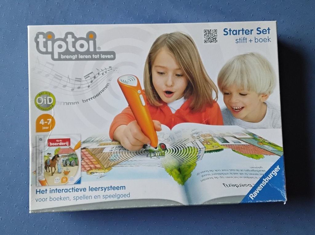Tiptoi startersset 'op de boerderij', Kinderen en Baby's, Ophalen, Zo goed als nieuw, Ontdekken, Met geluid