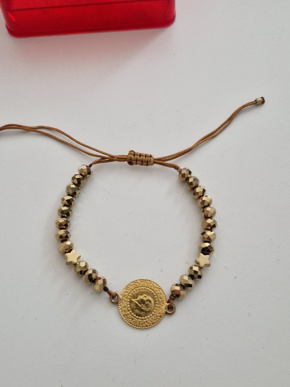 gouden 22 karaats munt armband (1 ceyrek altin), Ophalen of Verzenden, Zo goed als nieuw, Goud