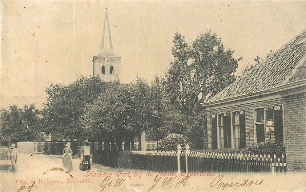 304-223-057 Opperdoes Noorder Pad bij de Gouw, Verzenden, Voor 1920, Noord-Holland