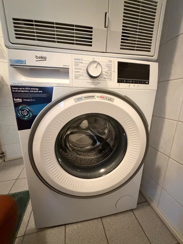 Beko Wasmachine en Droger Set - Zo goed als nieuw, Witgoed en Apparatuur, Wasmachines, Ophalen, 1200 tot 1600 toeren, 8 tot 10 kg