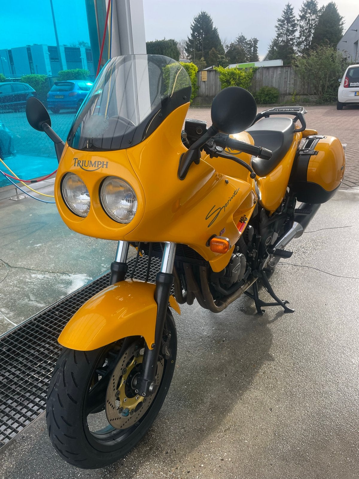 Unieke Triumph Sprint 900 Executive uit 1999 - Zeldzame Kleu, Motorrijbewijs A, Gebruikt, 3 cilinders, Particulier