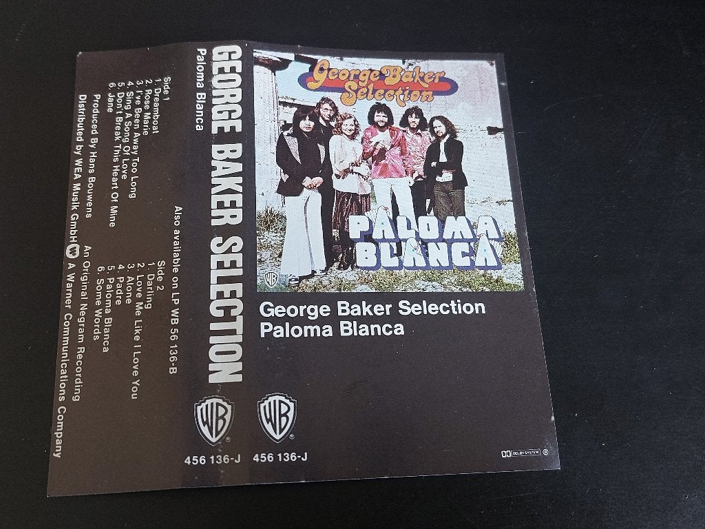 GEORGE BAKER SELECTION - PALOMA BLANCA (MC), 1 bandje, Ophalen of Verzenden, Zo goed als nieuw, Origineel