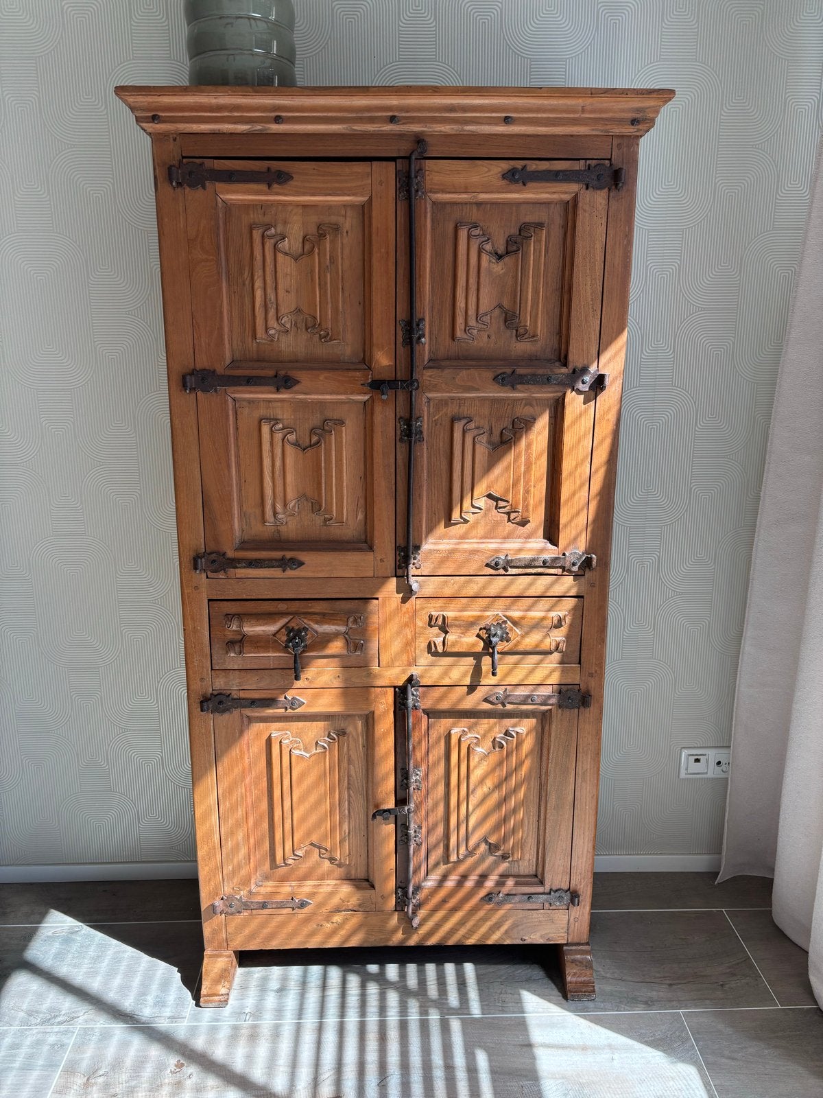 Houten Kast - 170x80x35 cm, Ophalen, Gebruikt, Minder dan 150 cm, 150 tot 200 cm