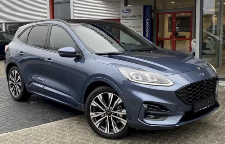 Orig. 20” Ford Kuga velgen + TPMS + 245/45 R20 Continental, 245 mm, Banden en Velgen, Ophalen of Verzenden, 20 inch