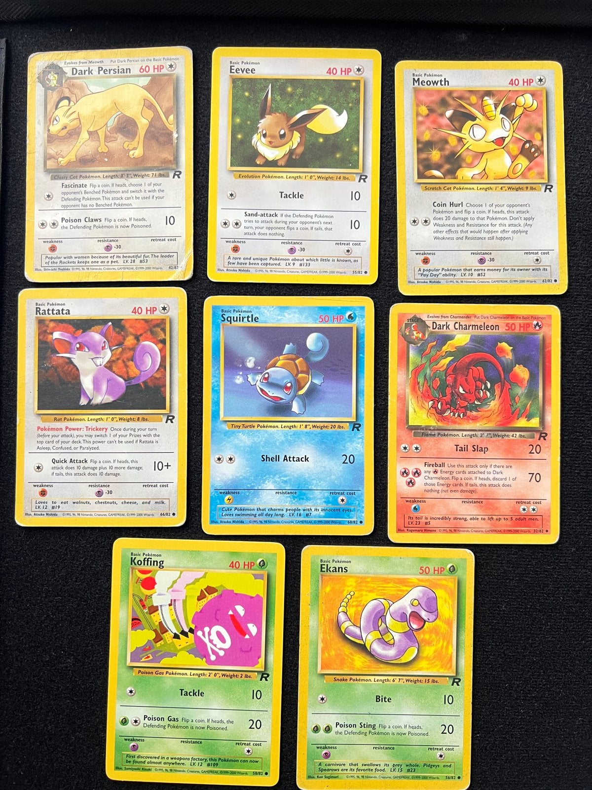 Pokémon Team Rocket 15x kaarten bundle, Ophalen of Verzenden, Gebruikt, Meerdere kaarten
