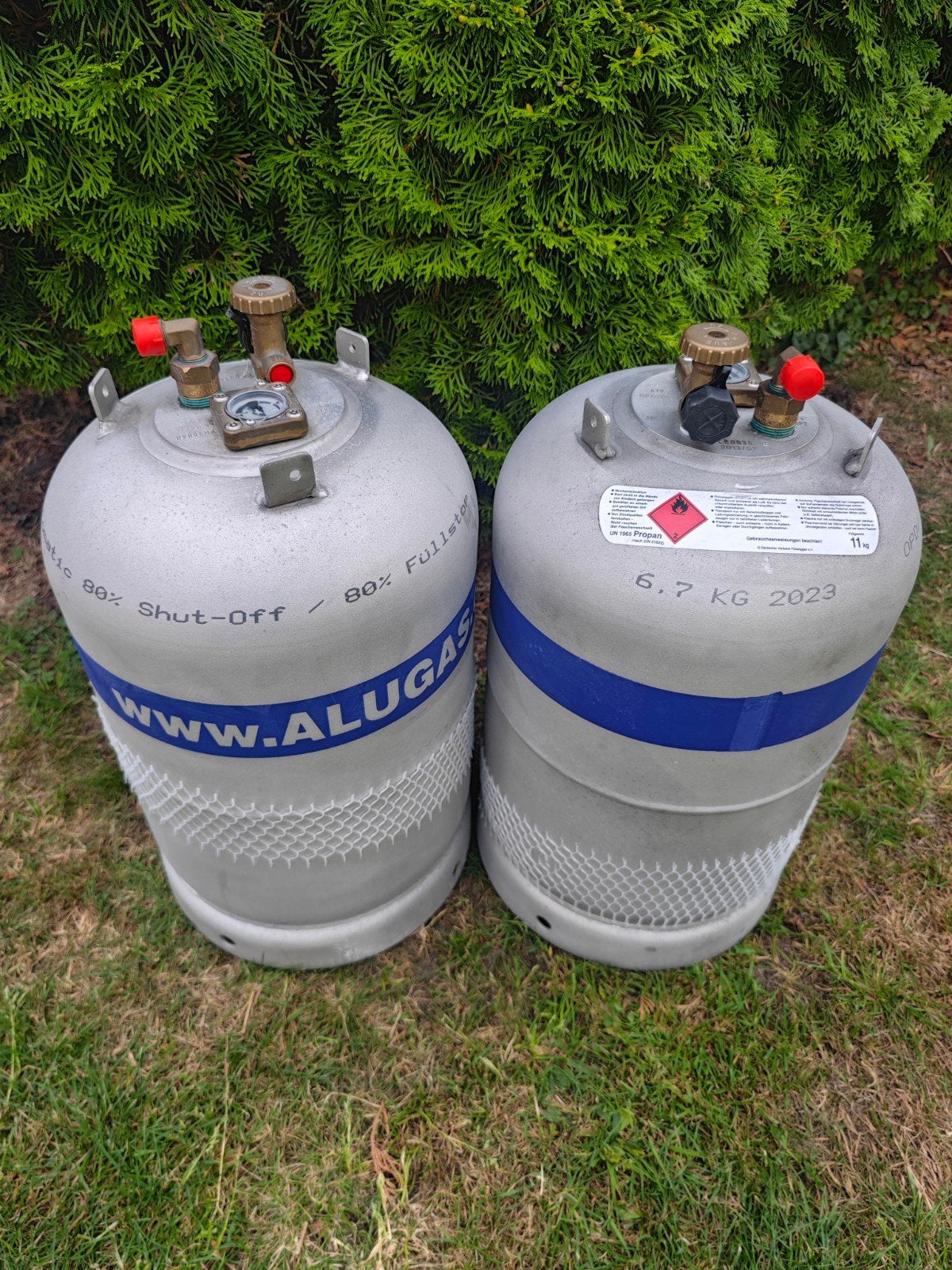 alugas travelmate LPG fles voor de camper, Ophalen of Verzenden, Zo goed als nieuw
