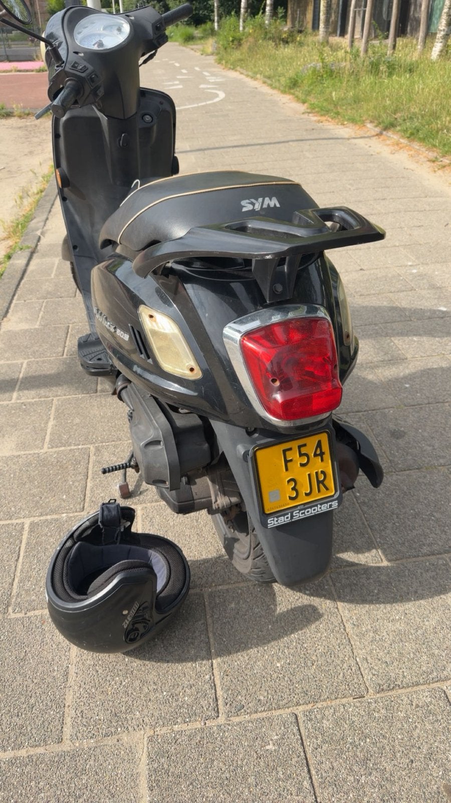 Sym fiddle, Ophalen, Gebruikt, Maximaal 45 km/u, Benzine