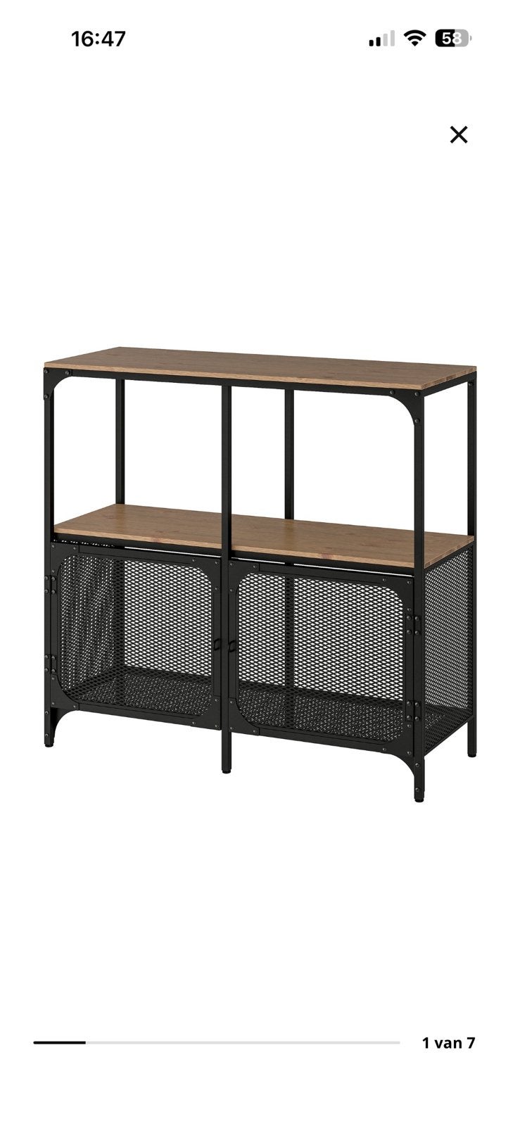 Ikea Fjällbo stellingkast, Ophalen, Zo goed als nieuw