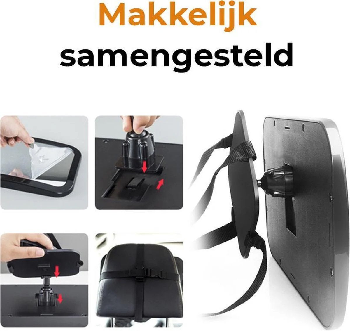 Baby Autospiegel Deryan, Ophalen, Zo goed als nieuw