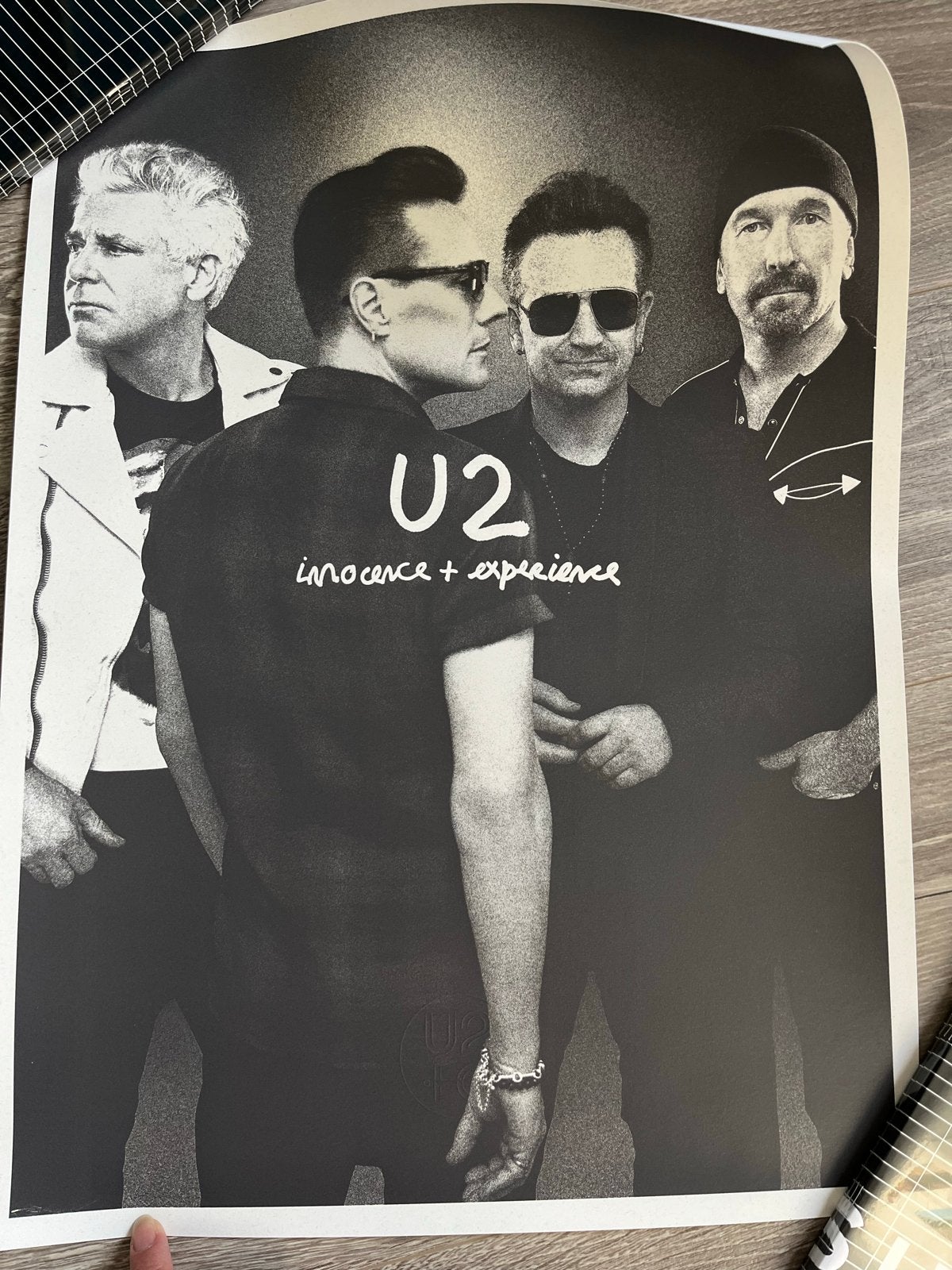 U2 Tour Posters (4 stuks), Rechthoekig Staand, Ophalen of Verzenden, Zo goed als nieuw, A1 t/m A3