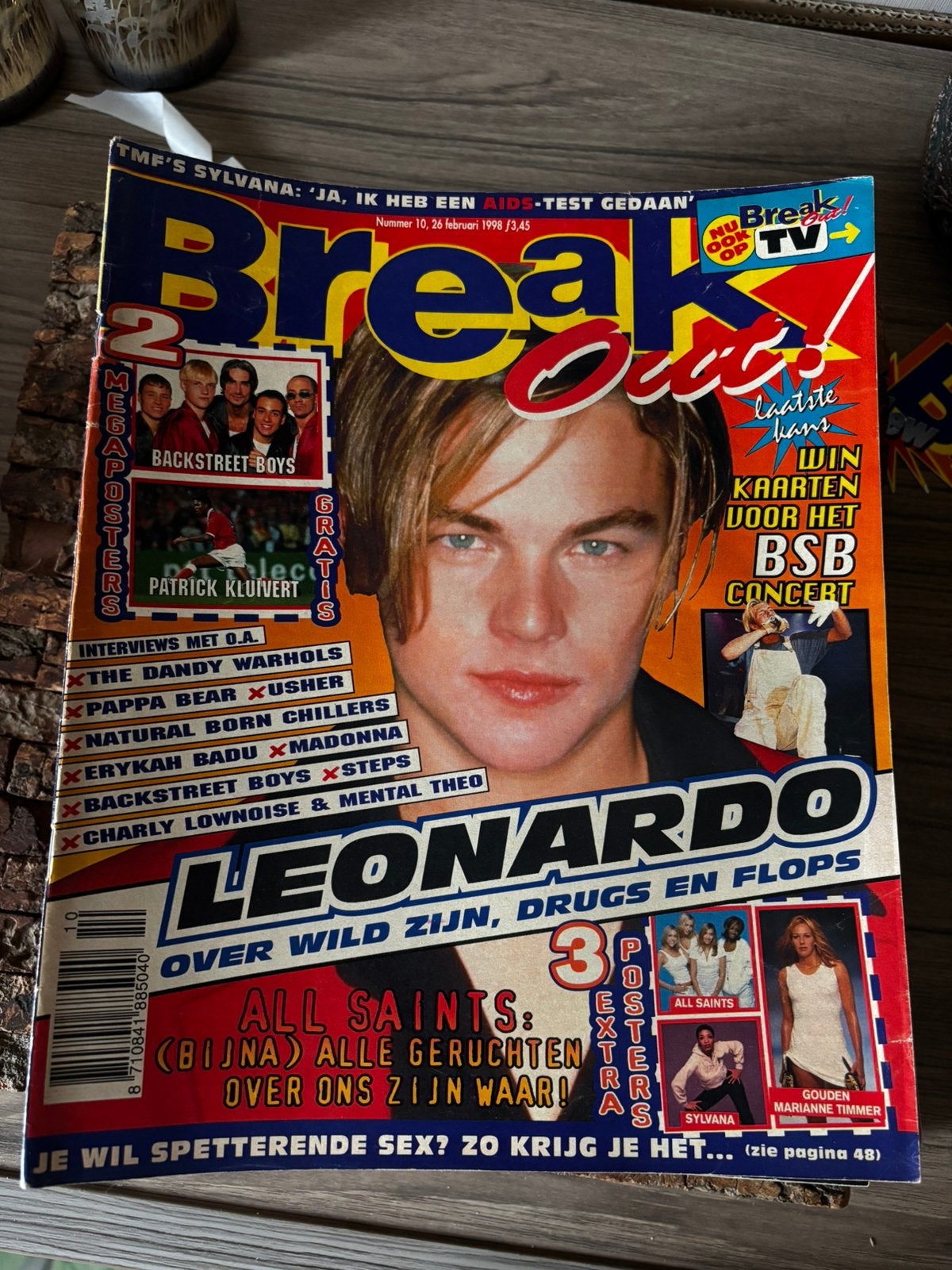 Vintage Break Out tijdschrift jaren 90  (gratis verzenden), Boeken, Ophalen, Zo goed als nieuw