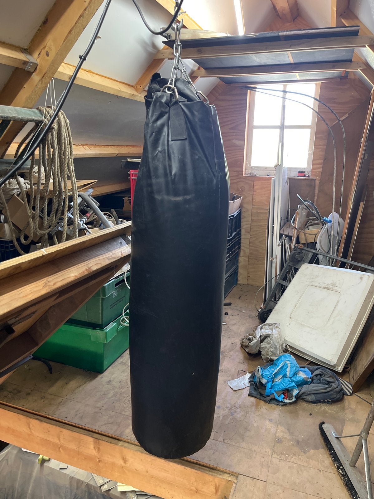 Bokszak 140cm zwaar (ca. 50 kg), Ophalen, Gebruikt, Bokszak