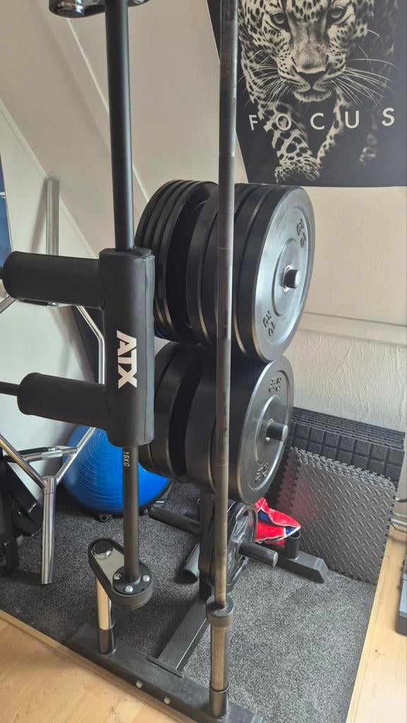 Schijvenrek 50mm zonder gewichten en stangen, Sport en Fitness, Ophalen