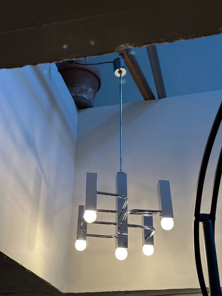 SALE: Vintage design luster Gaeteno Scolari, space age lamp, Ophalen, Gebruikt, -, -