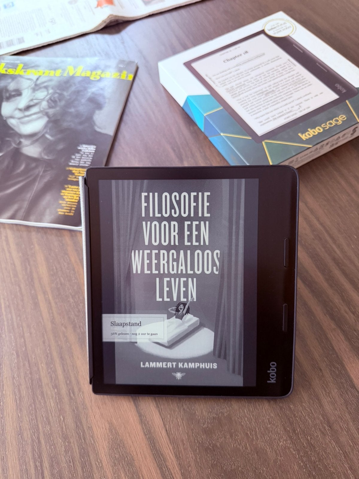 Kobo Sage Nieuwstaat Met Originele hoes TWV €320, Computers en Software, Ophalen of Verzenden, Zo goed als nieuw