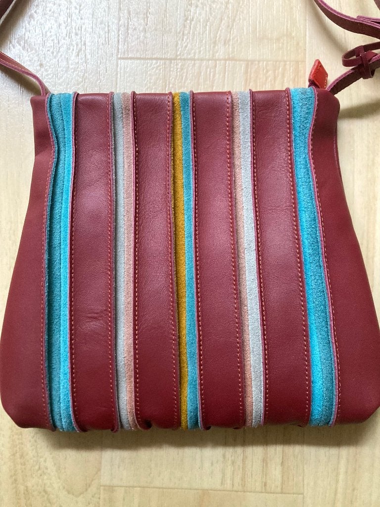 Mywalit schoudertas rood/multi colour, Ophalen of Verzenden, Zo goed als nieuw, Rood, Schoudertasje