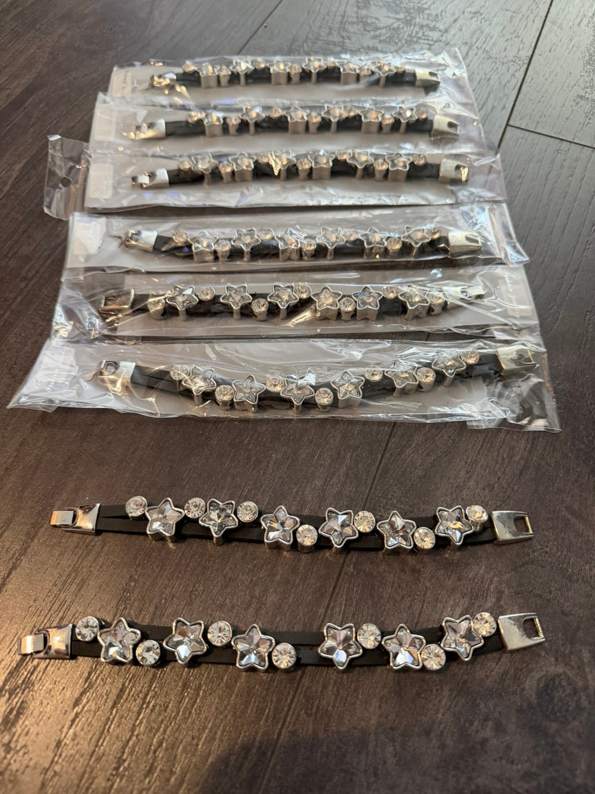 Partij 8 stuks mooie armbanden A8/1, Ophalen of Verzenden, Nieuw, Overige kleuren, Overige materialen