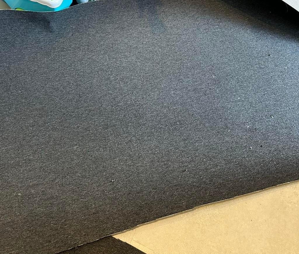 Vloerbedekking, reststuk nieuw: antraciet 120x250, Ophalen, Zo goed als nieuw