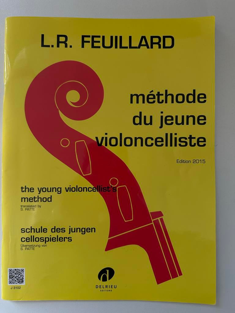 Feuillard - Methode du jeune violoncelliste (2015), Muziek en Instrumenten, Gebruikt, Klassiek, Les of Cursus, Ophalen of Verzenden