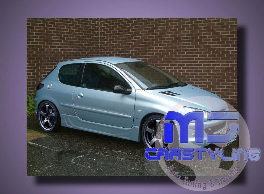 Peugeot 206 - Sideskirts, Ophalen of Verzenden, MJ-Carstyling, Info@mj-carstyling.net, Sibeliusstraat 81 5011JH Tilburg