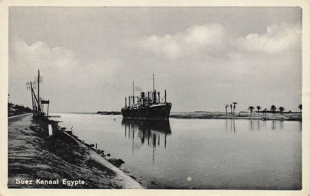 702-318-035 Suez Kanaal Egypte, Verzenden, Voor 1920, Overig Europa