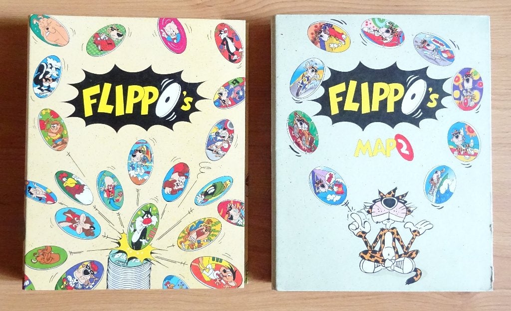 Flippomap 1 + 2 compleet t/m nr. 545 + Kerst 1 t/m 10, Ophalen of Verzenden, Joker, Verzameling, Met verzamelmap(pen)