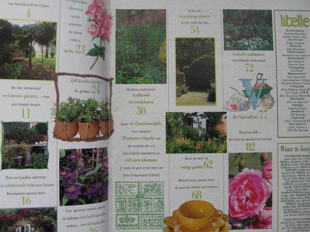 Libelle - Zomertuin met complete planten-encyclopedie, Ophalen of Verzenden, Gelezen, Wetenschap en Natuur
