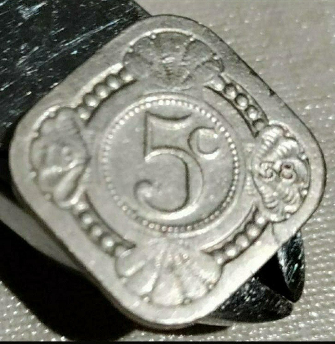 5 cent,1938,KoninGrijk der Nederlanden,knoop,stuiver, Ophalen of Verzenden, Koningin Wilhelmina, Zilver