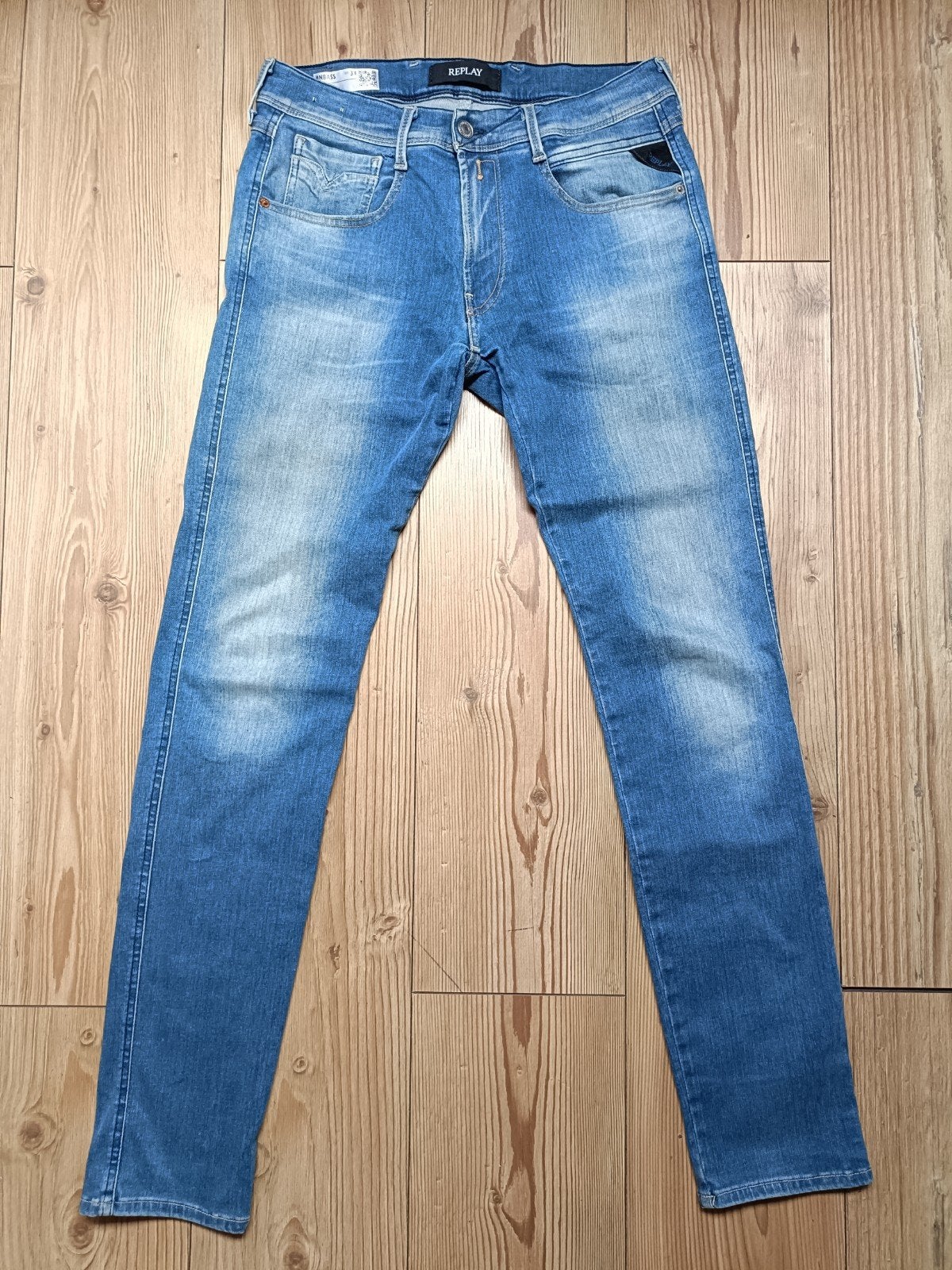 Replay anbass hyperflex maat 31-34, Ophalen of Verzenden, Zo goed als nieuw, Blauw, W32 (confectie 46) of kleiner