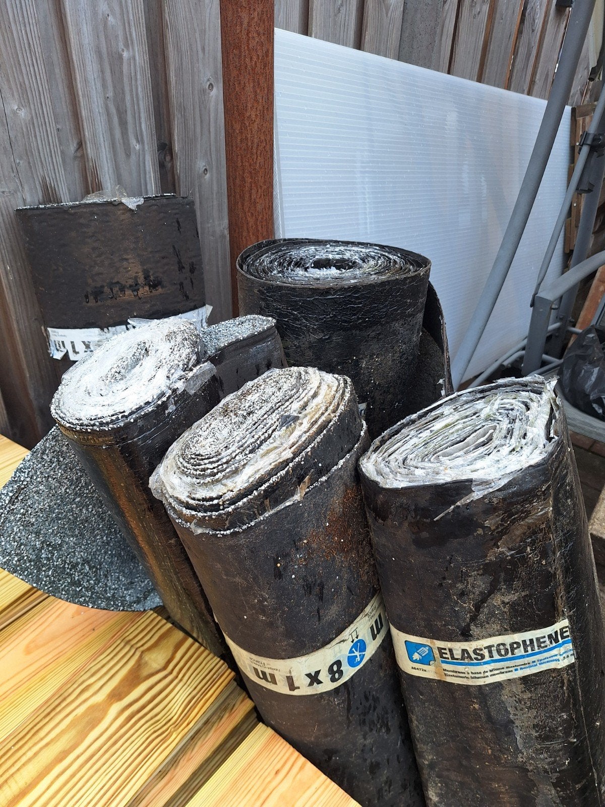 Dakleer met leislag, Ophalen, Overige materialen, Nieuw, 15 m² of meer