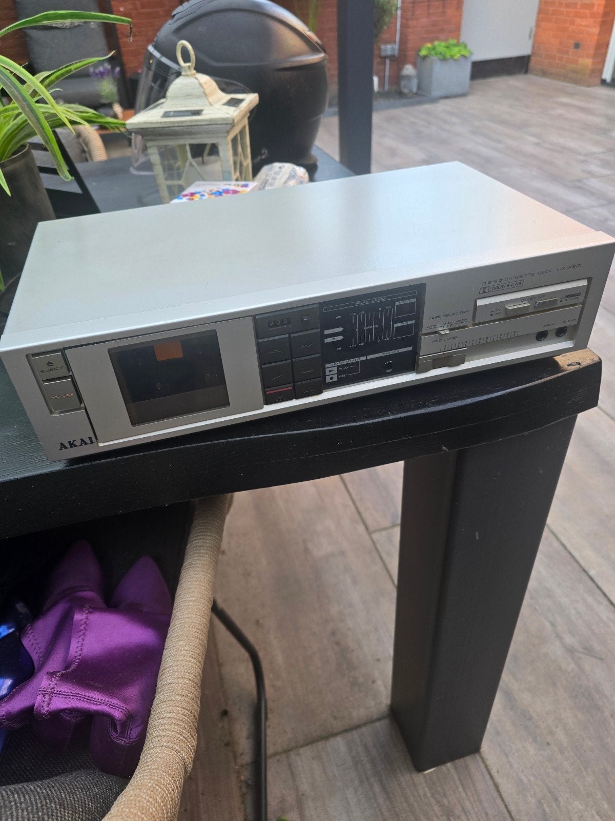 Akai HX-A301 Cassettedeck - Vintage Audio, Ophalen, Enkel, Akai, Tiptoetsen